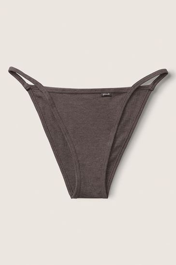 Buy Victoria S Secret Pink Cotton High Leg String Bikini Knicker From