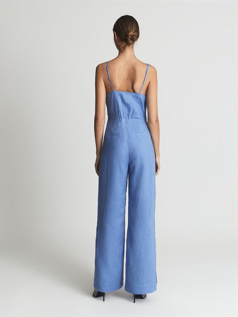 Reiss Ana Linen Jumpsuit - REISS