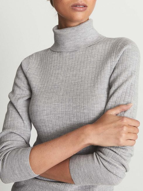 Reiss Nicola Merino Blend Roll Neck 