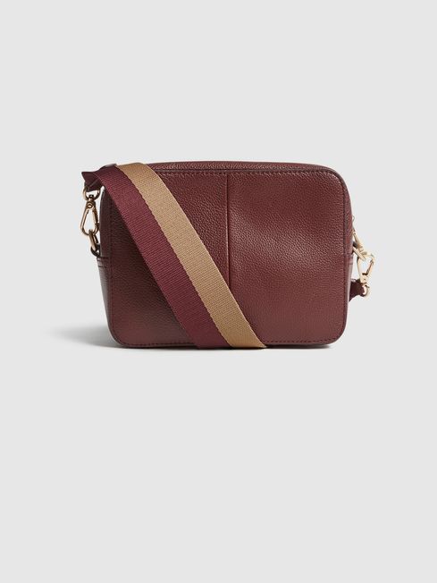 Reiss Brompton Grained Leather Camera Bag - REISS