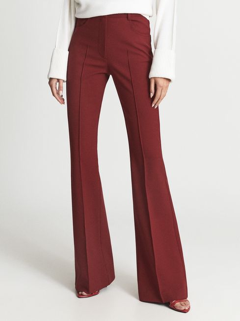 Reiss Flo Flared Trousers | REISS Australia