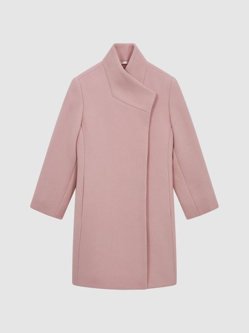 Reiss Pink Kia Junior Wool Blend Coat