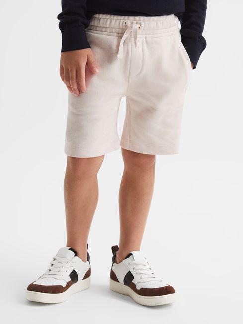 Reiss Cream Henry Junior Drawstring Jersey Shorts