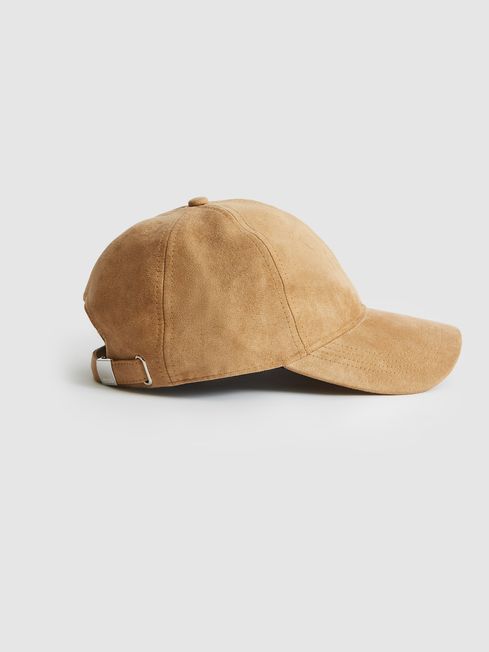 suede baseball hat