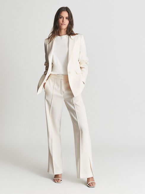 Reiss Leah Petite Wide Leg Tailored Trousers