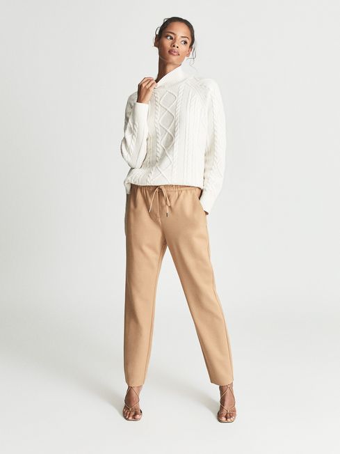 Reiss Camel Eve Pull-On Formal Joggers