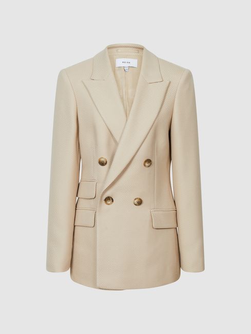 Reiss Logan Double Breasted Twill 