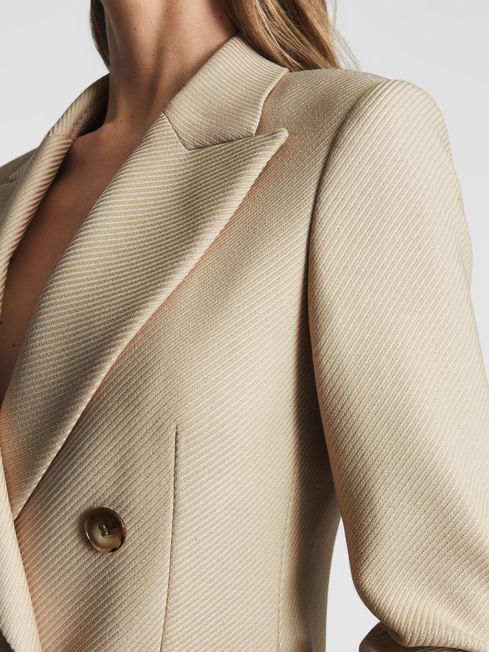Reiss Logan Double Breasted Twill 
