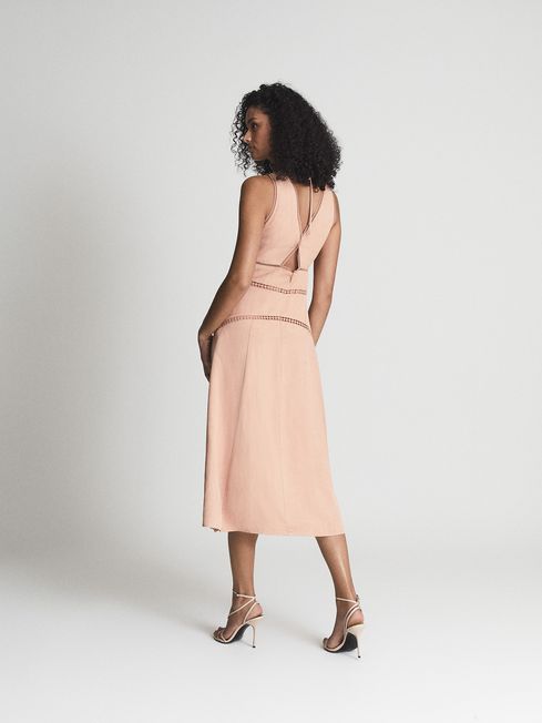 reiss blush dress