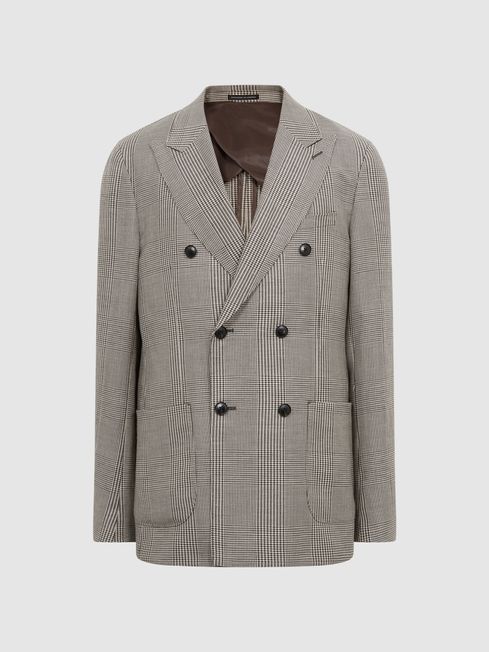 reiss prince of wales check suit