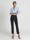 Reiss Navy Hayes Slim Fit Tailored Trousers