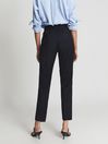 Reiss Navy Hayes Slim Fit Tailored Trousers