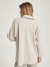 Reiss Neutral Syden Relaxed Twin Pocket Overshirt