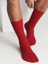 Reiss Red Agar Cashmere Blend Socks