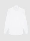 Reiss White Storm Cutaway Collar Slim Fit Shirt