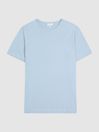 Reiss Soft Blue Melrose Pigment Dyed T-shirt