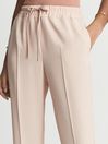 Reiss Hailey Petite Pull-On Tapered Trousers