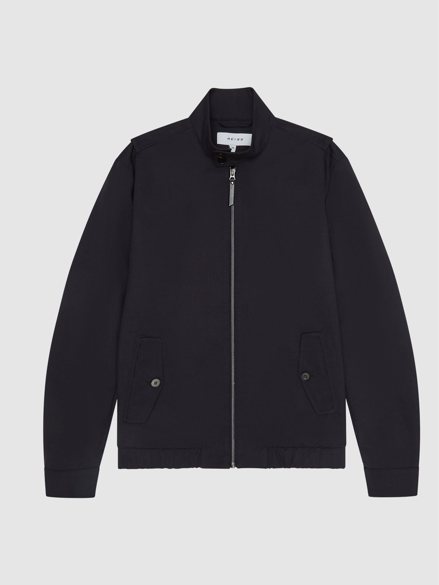 Reiss Farleigh Zip Through Harrington Jacket | REISS Hong Kong