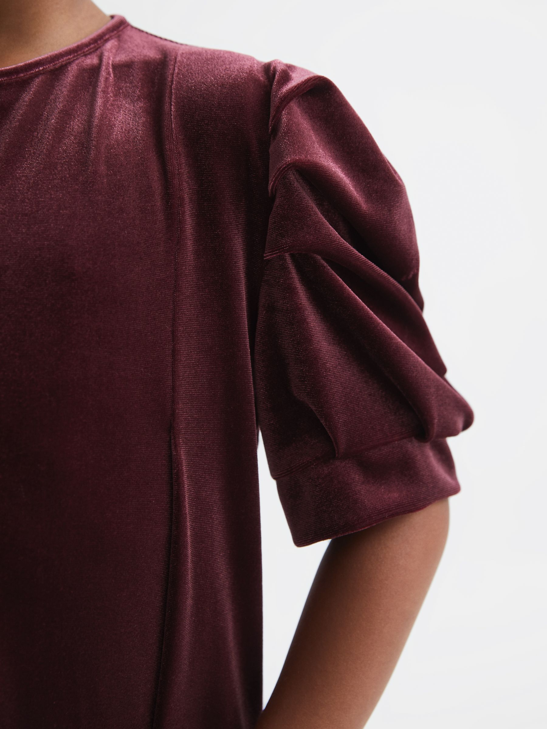 Reiss Ellie Velvet Dress REISS