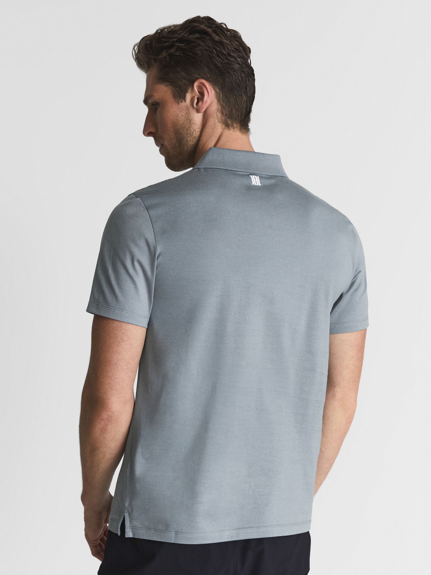 Reiss Belfry Mercerised Egyptian Cotton Polo Shirt REISS