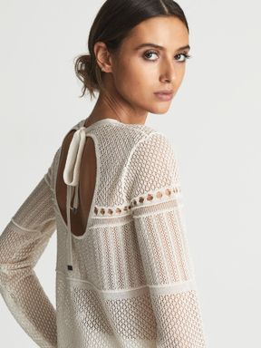 reiss white jumper
