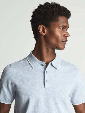 reiss white polo