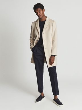 reiss mens trench coat
