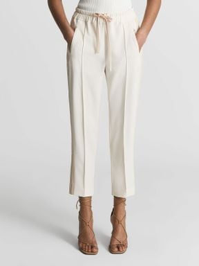 Women's Cream Trousers | Cream Tailored 