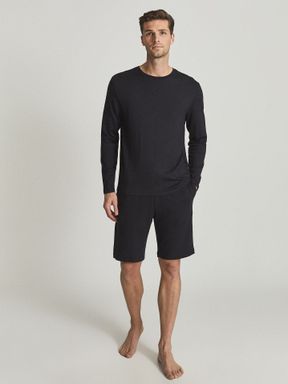 Charcoal Reiss Armstrong Crew Neck Jersey Top