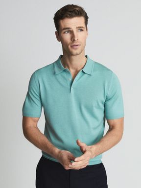 Men's Knitted Polo Shirts - REISS