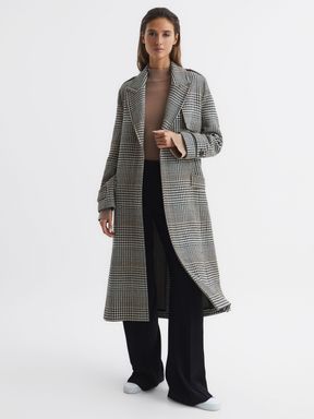 reiss grey overcoat