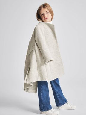 Grey Reiss Mia Junior Wool Coat