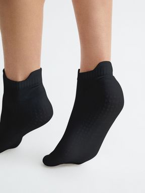 Black Reiss Robyn Castore Yoga Ankle Socks