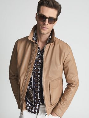 mens zip through jacket