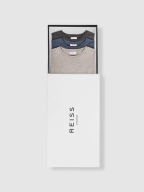 Multi Melange Reiss Bless Crew Neck T-Shirts 3 Pack