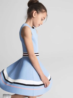Blue Reiss Elsie Junior Knitted Mini Dress