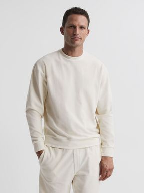 Off White Reiss Axl Jersey Cord Sweatshirt