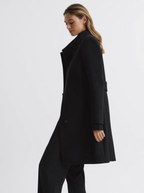 reiss grey overcoat