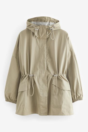 Shower resistant raincoat on sale