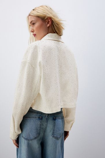 Buy 100 Cotton Western Rhinestone Jacket from Next