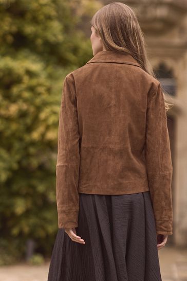 Buy Suede Cropped Jacket from Next