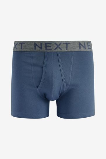 Blue 4 pack A-Front Boxers