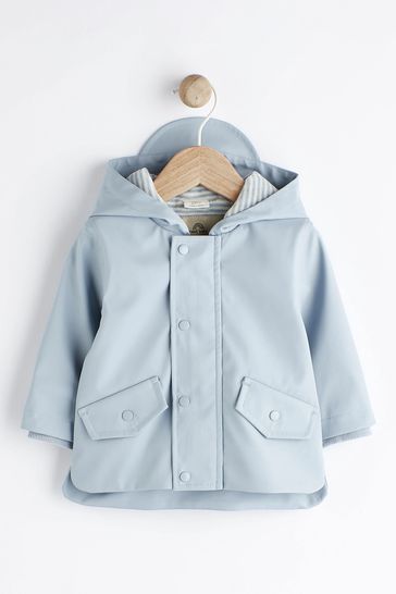Blue Rubberised Baby Jacket 0mths 2yrs