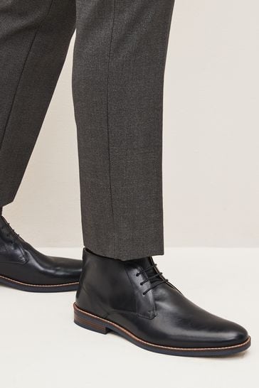 Black chukka boots hot sale