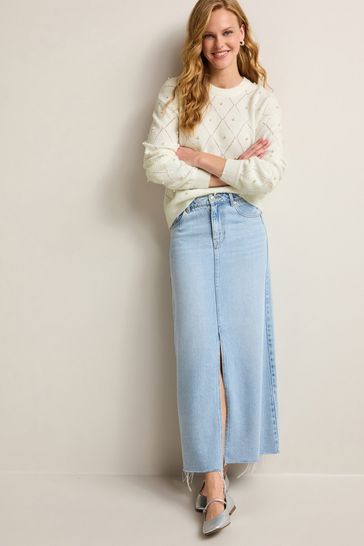 Buy Pearl Embellished Jumper from Next