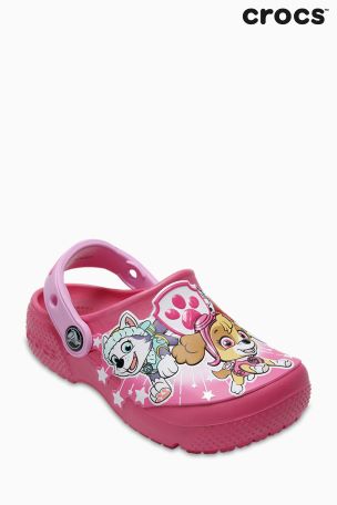 paw patrol crocs pink