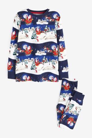 Buy Christmas Snuggle 100 Cotton Pyjamas 9mths 10yrs from the Laura Ashley online shop
