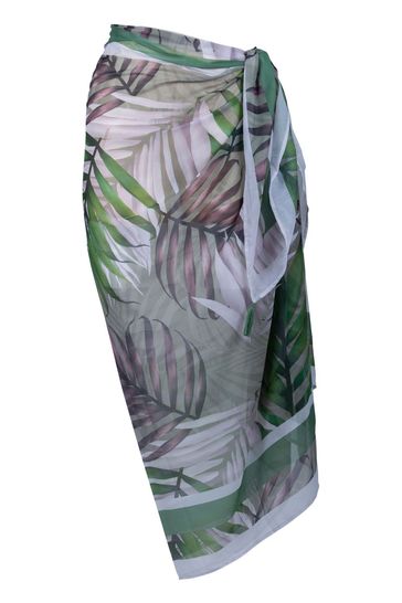 Buy Seaspray Green Hawaii Palm Pareo Beach Kaftan from the Next UK ...