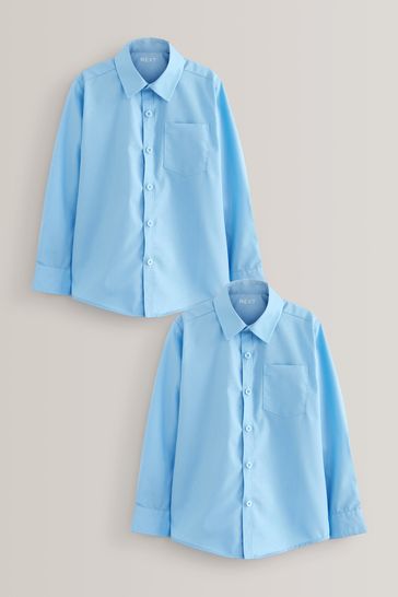 slim fit school shirts long sleeve