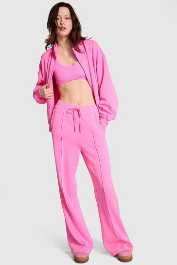 Buy Victoria s Secret PINK Fleece Wide Leg Joggers from the Laura Ashley online shop